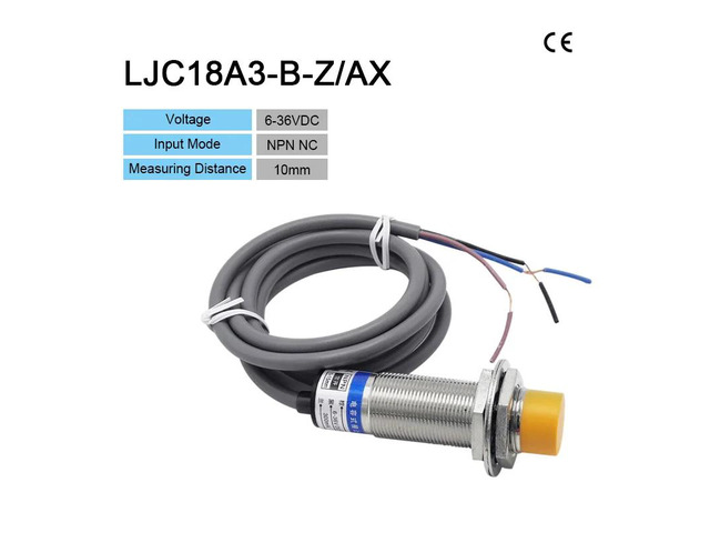 LJC18A3-B-Z/BX Approach Sensor Cylindrical Capacitive Proximity Switch 10mm Detecting distance NPN/PNP NO/NC DC6-36V(LJC18A3 B Z AX)