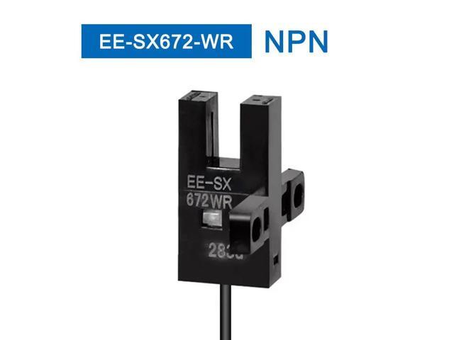 Photoelectric Switch U-type Sensor Switch With 1m Cable EE-SX672-WR/671/670A/3/SX674P-WR Proximity Switch NPN PNP(EE-SX672-WR)