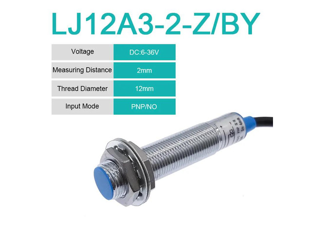 LJ12A3-4 BX BY AX AY inductive proximity switch lj12a3-4-z/bx npn lj12a3-4-z/ax pnp sensor NO NC DC5~36V 4mm detection distance(LJ12A3-2-Z-BY)