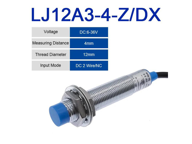 LJ12A3-4 BX BY AX AY inductive proximity switch lj12a3-4-z/bx npn lj12a3-4-z/ax pnp sensor NO NC DC5~36V 4mm detection distance(LJ12A3-4-Z-DX)