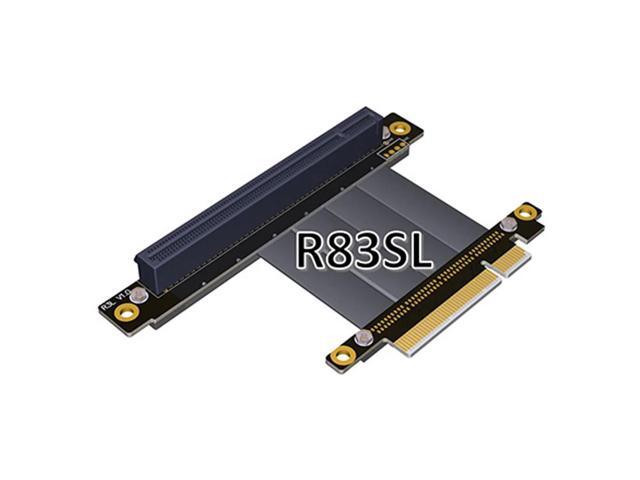 ADT PCI-E x8 Extension Cable Adapter x16 PCIe Riser 64G/bps 1U2U 8x to 16x GTX1080 Graphics Video Cards Extension(R83SL)(25cm)