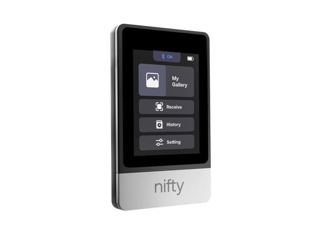 SecuX Nifty - Dedicated NFT Hardware Wallet - Bluetooth - Your Personalized NFT Gallery - Support Ethereum, Solona, Binance Smart Chain, Polygon