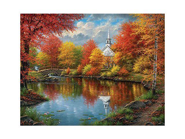 Autumn Tranquility 1000+ pc Large Piece Jigsaw Puzzle by SunsOut