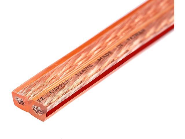 14-Gauge AWG JAVEX Speaker Wire OFC Oxygen-Free Copper 99.9% Cable for Hi-Fi Systems, Mixer, Amplifiers, AV receivers, Home Theater, Subwoofer, and...