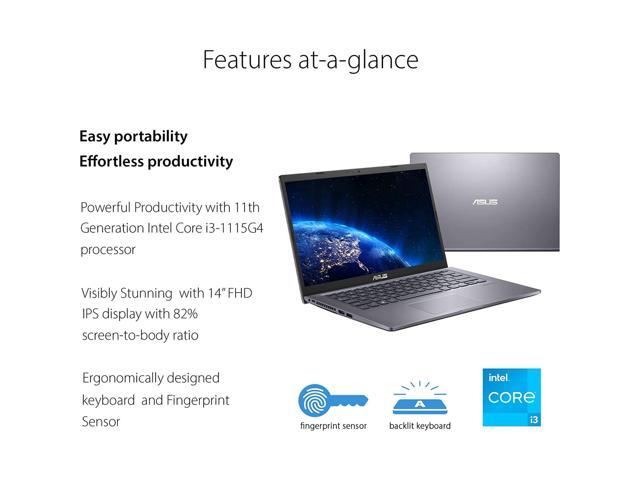 ASUS VivoBook 14 Laptop Computer, 14 inch IPS FHD Display, Intel Core i3-1115G4 Processor(Beat i5-1035G4), 12GB DDR4, 512GB PCIe SSD, Fingerprint...