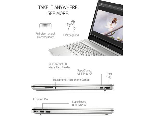 HP 15 Laptop, 15.6' FHD Display, 11th Generation Intel Core i5-1135G7(Beats i7-1065G7), Intel Iris Xe Graphics, 32GB RAM, 1TB SSD, Wi-Fi 6,...