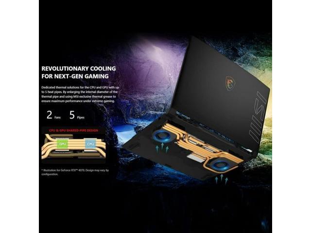 MSI Crosshair Gaming Laptop, 16' WUXGA IPS, NVIDIA GeForce RTX 4070, 32GB DDR5, 2TB SSD, Intel Core i7-13620H, Backlit Keyboard, Wi-Fi, Windows 11...
