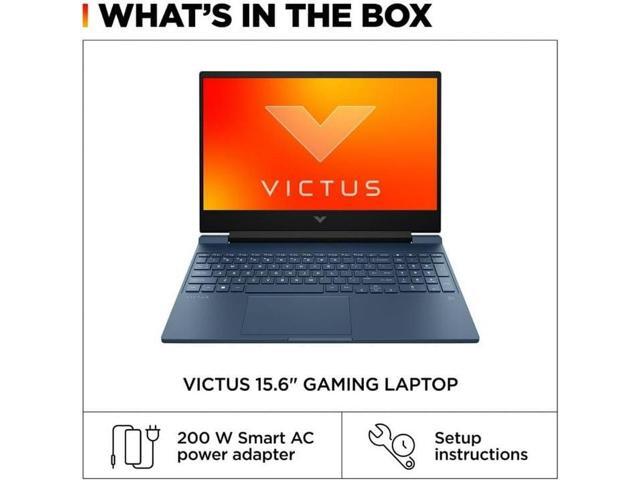HP Victus 15.6' Gaming Laptop, Intel i5-12450H, GeForce RTX 3050, 16 GB RAM, 512 GB SSD, Backlit Keyboard, Windows 11 Pro