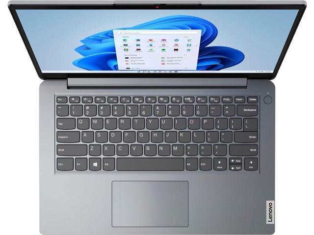 Lenovo IdeaPad 1 Business Laptop, 14' HD Display, Intel Celeron N4020, 4GB RAM, 128GB eMMC, Intel UHD Graphics, Wi-Fi 6, Bluetooth, Windows 11 Pro