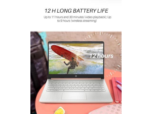 HP 14' Ultral Light Laptop, 16GB RAM, 384GB Storage(128GB eMMC+ 256GB microSD), Intel Quad-Core N4120, Anti-Glare HD Display, Webcam, Windows 11...