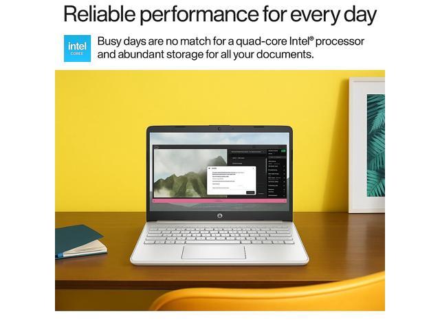HP Student Business Laptop, Intel N150 Processor, 14 Inch LED, 8GB RAM, 128GB, Wi-Fi 6,, Windows 11 Pro