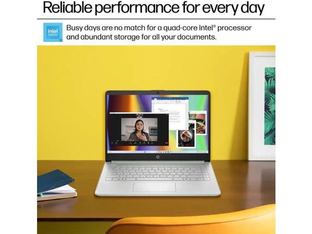 HP Student Business Laptop, Intel N150 Processor, 14 Inch LED, 16GB RAM, 384GB Storage(128GB UFS+256GB MSD), Wi-Fi 6, Webcam, 1-Year Office 365,...