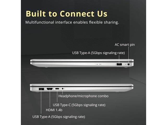 HP 17.3' FHD Laptop for Business and Students - with Office Lifetime License, AMD Ryzen 5 7430U, Wi-Fi 6, Windows 11 Pro (16GB RAM 512GB SSD)
