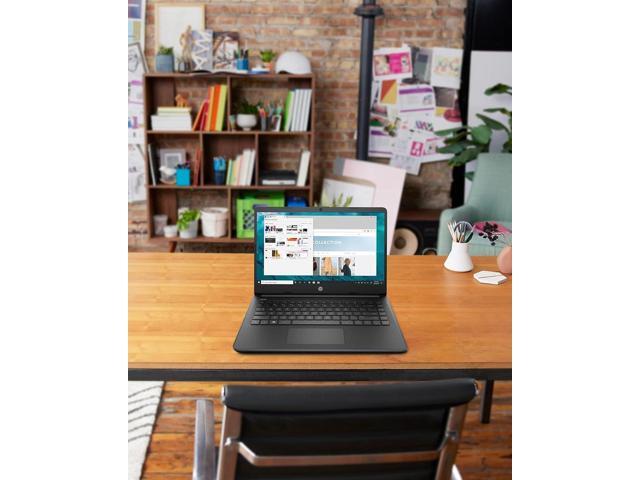 HP 14' Ultra-Light Laptop for Students and Business, Intel Quad-Core Processor, 4GB RAM, 128GB eMMC, Wi-Fi, Long Battery Life, Windows 11 Home in...