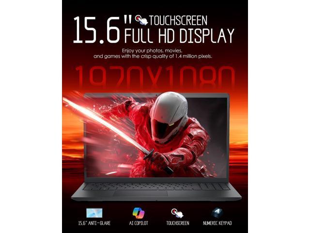 Dell Inspiron 15 Touchscreen Laptop, Intel i5-1334U (Up to 4.6GHz), 15.6' FHD Display, 32GB RAM, 1TB SSD, Windows 11 Pro, Copilot, WiFi6
