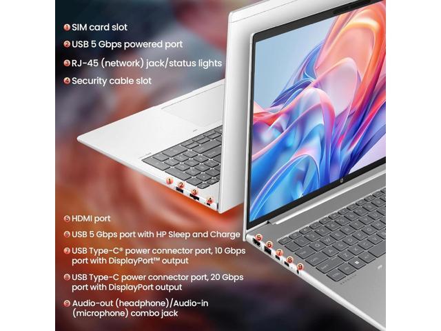 HP Probook 465 G11 Laptop 16' FHD WUXGA IPS Notebook, AMD Ryzen 7 7735U, 64GB RAM, 2TB SSD, AMD Radeon Graphics, Copilot AI, Wi-Fi, Windows 11 Pro