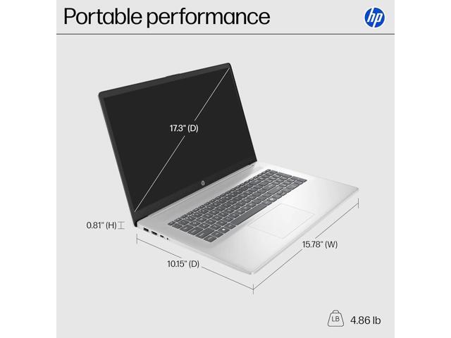 HP 17 inch Touchscreen Laptop, Intel Core Ultra 7 255U, 64GB DDR5 RAM, 1TB SSD, 17.3' diagonal HD+ 250 nit Display, Copilot AI, Backlit KB, Wi-Fi...