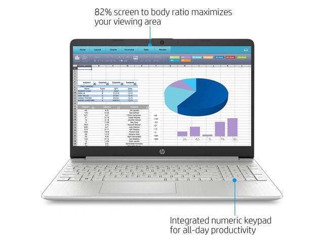 HP Laptop Computer, 15.6' HD Touchscreen Display, Intel Core i3-1115G4 Processor, 32GB RAM, 1TB SSD, Intel UHD Graphics, Wi-Fi, Bluetooth, Numeric...