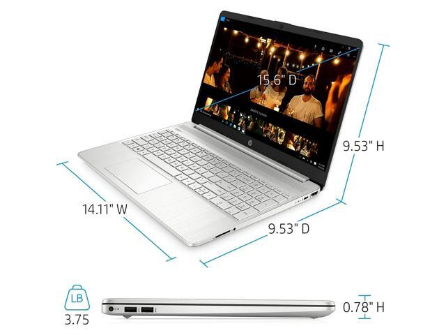 HP 15.6 Inch Laptop, AMD Ryzen 3 5300U(4-core) Processor, 32GB RAM, 2TB SSD, AMD Radeon Graphics, Numeric Keypad, WiFi, Bluetooth, Windows 11 Pro