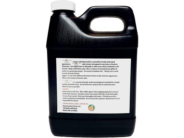 Peach Country Premium Red Mulch Color Concentrate - 2,800 Sq. Ft. - Rich Candy Apple Red Mulch Dye Spray (1 Quart, Red)