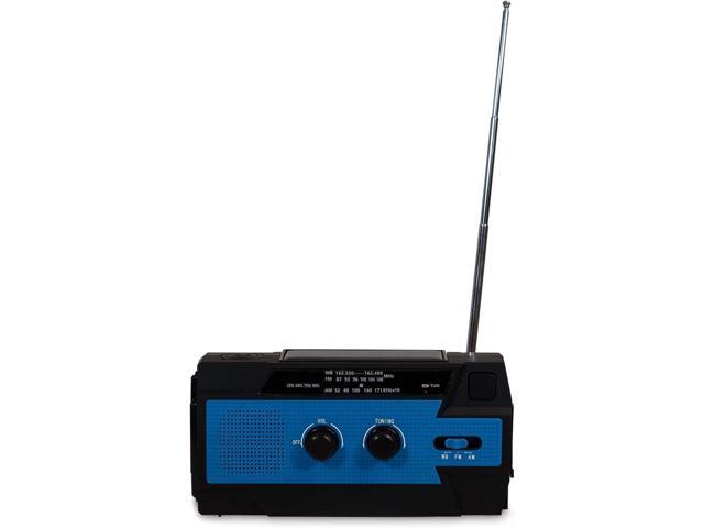 Emergency Weather Radio 4000MAH Hand Crank Radio Power Bank Charger Flash Light- Small
