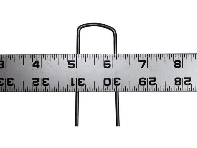 Peach Country Garden Galvanized Landscape Staples Stakes Fabric Anchor Pin. Sturdy Rust Resistant Gardening Supplies for Anchoring Landscaping. 6...