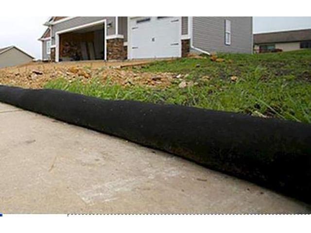 Home and Country USA Silt Sock Sediment and Erosion Control Management for Storm-Water Management, Drainage Protection- 24' width