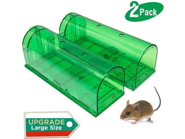 Home and Country USA Humane No Kill Mouse Trap, Live Catch and Release, Child and Pet Safe. for Small Mice- 2 pack
