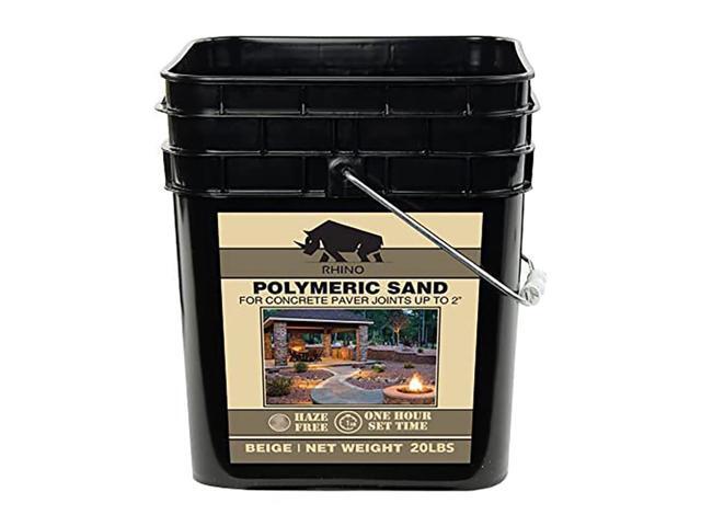 Rhino Power Bond Plus - Polymeric Sand for Pavers and Stone Joints up to a Maximum of 2 inches. - 20 lb. Bag- Beige