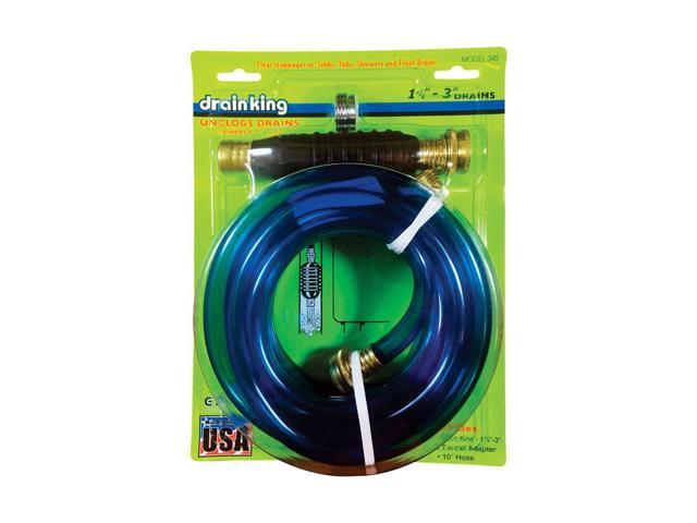 DRAIN KING 340 Unclog Drain Kit,1-1/2' to 3' Size