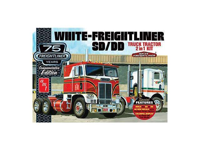 amt amt1046/12 1/25 white freightliner 2in1 sc/dd cabover