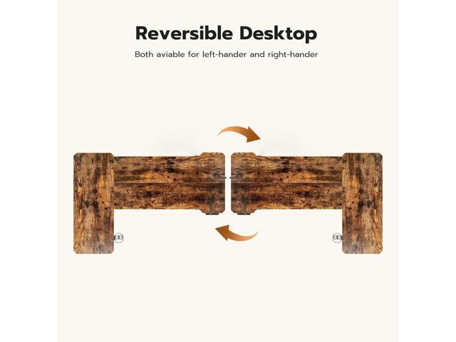 59' Reversiable L-Shaped Electric Standing Desk Adjustable Height Gaming Stand Up Corner Desk Sit Stand Home Office Computer Desk with Splice...