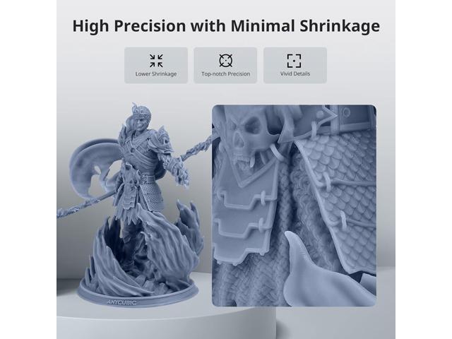 ANYCUBIC ABS-Like 3D Printer Resin Pro 2, Stronger and Tougher, High Precision and Long-Lasting, Low Odor, Wide Compatibility for All LCD Resin 3D...