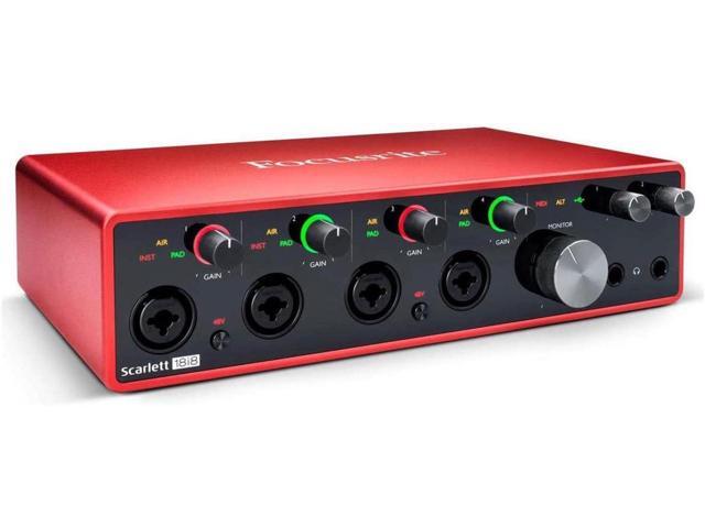 Focusrite Scarlett 18i8 3rd Gen USB Audio Interface for Recording, Producing and Engineering High-Fidelity, Studio Quality Recording, with...