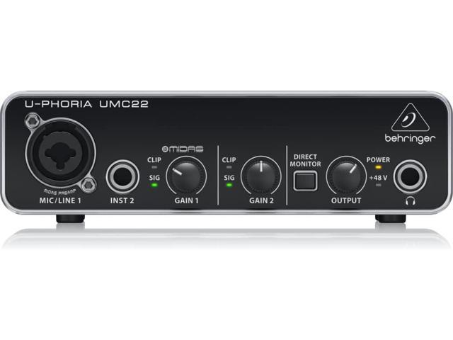 Behringer U-Phoria UMC22 USB Audio Interface