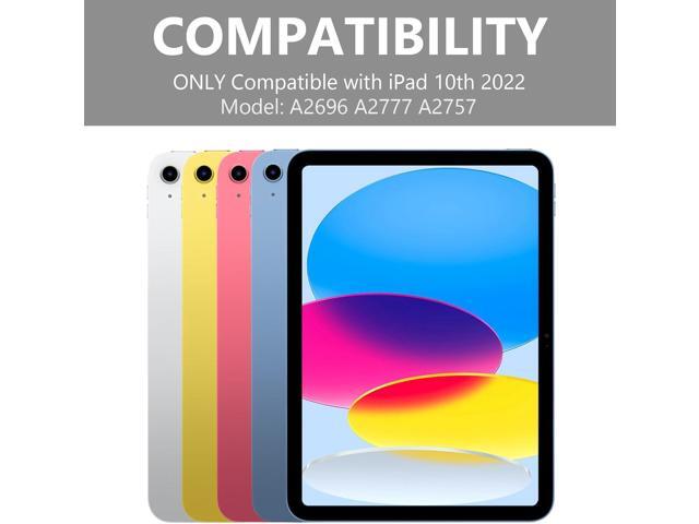 COO Keyboard Case for iPad 10th Generation (2022), Wireless Detachable Keyboard with Premium Protective Cover with Pencil Holder for Apple iPad...