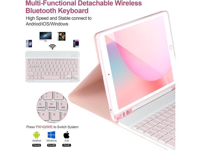 Keyboard Case for iPad 9/8/7th Gen 10.2,Case with Keyboard ipad 10.2 inch,Keyboard for iPad 9th Gen,Detachable Bluetooth Keyboard for iPad 10.2...