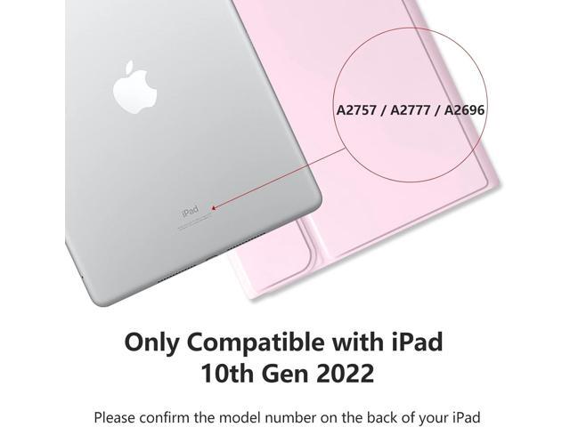 MMK iPad 10th Generation Case with Keyboard 10.9' 2022, iPad Keyboard10th Generation Case for (A2757/A2777/A2696), iPad Case with Detachable...