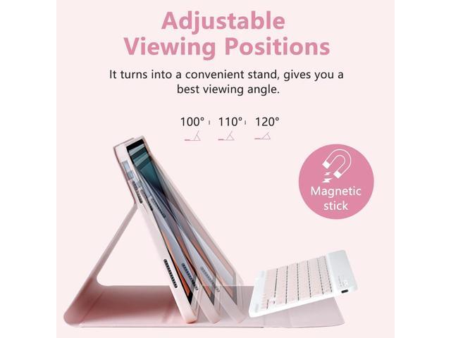 MMK iPad 10th Generation Case with Keyboard 10.9' 2022, iPad Keyboard10th Generation Case for (A2757/A2777/A2696), iPad Case with Detachable...