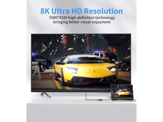 USB C Switch8K@60Hz Bi-Direction USB C Switcher 2 Computers, 2 in 1 Out/1 in 2 Out Type C Splitter KVM Switch, 10Gbps Data Transfer/100W Charging...