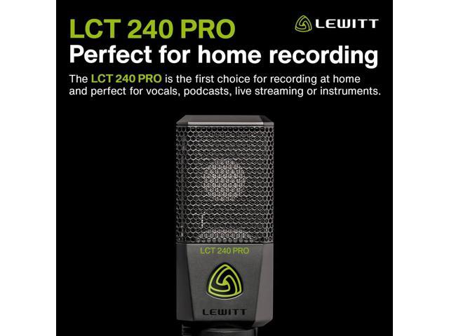 LCT-240-PRO Compact Condenser Microphone, Black