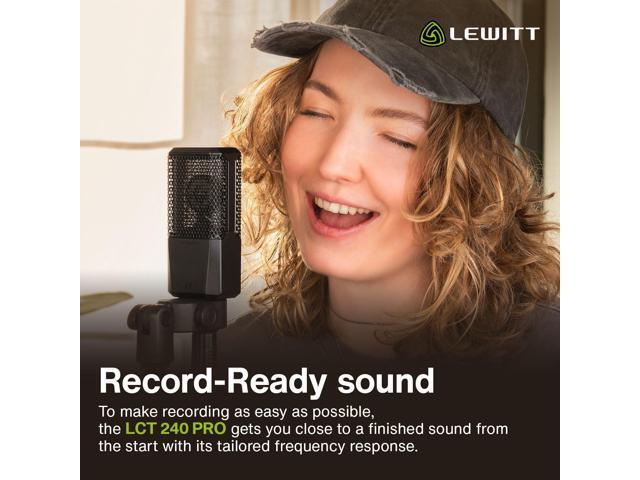 LCT-240-PRO Compact Condenser Microphone, Black