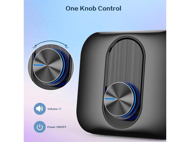 2.1 Computer Speakers for Desktop with Subwoofer, PC Speakers Laptop/Tablet/Monitor,5W+3Wx2 Stereo Desktop Speaker with Enhanced Bass,USB Powered...