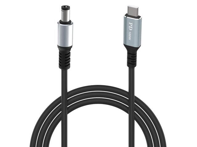 USB C to DC 5.5mm x 2.1mm Power Charging Cord for Laptop (5521), 20V USB Type C Male Input to DC 5.5 x 2.1mm Male Power Charging Cable up to 100W,...