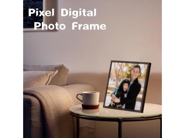 Pixoo-64 - WiFi Pixel Cloud Digital Picture Frame with APP Control,64 X 64 LED Panel Display Frame for Gaming Room Decoration/Social Media Fans...