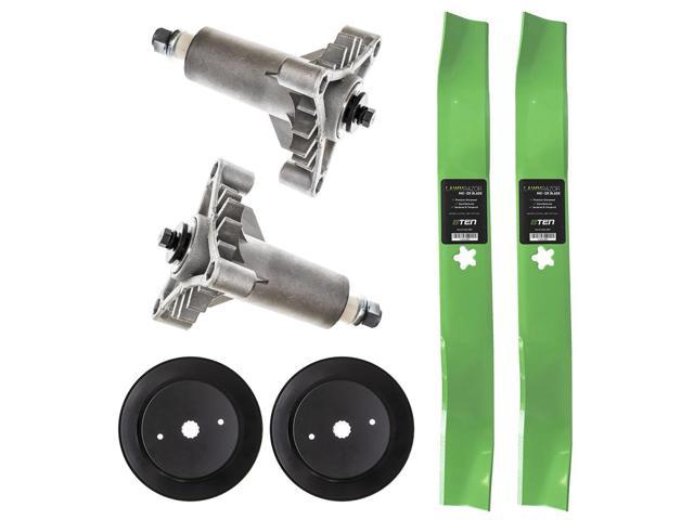 Photos - Lawn Mower Accessory 8TEN Parts 8TEN 42 inch Deck Heavy Duty Spindle Blade Pulley Kit for Husqvarna LT130 