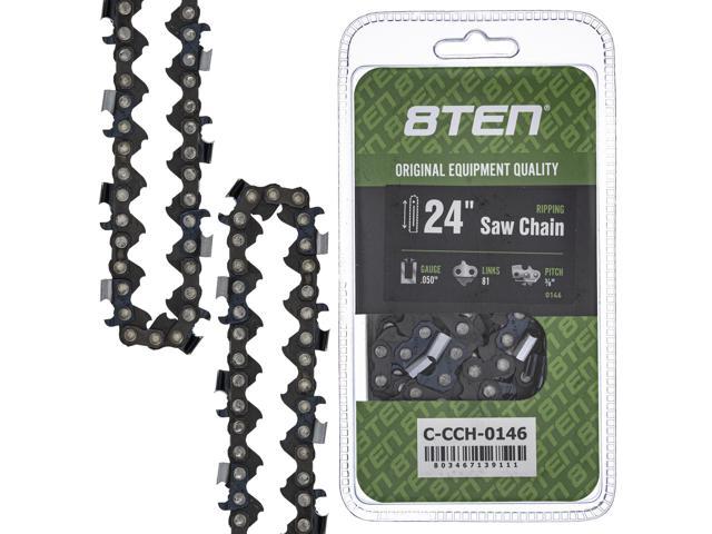 Photos - Power Saw 8TEN Parts 8TEN Ripping Chainsaw Chain 24 Inch.050 3/8 81DL For Echo CS-600P Jonsered 