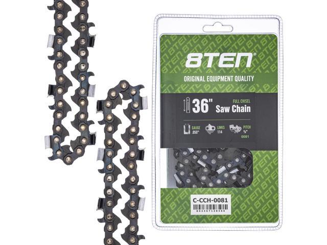 Photos - Power Saw 8TEN Parts 8TEN Full Chisel Chainsaw Chain 36 Inch.050 3/8 114DL for Stihl MS 390 440 