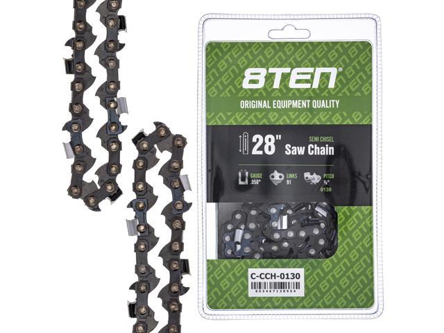Photos - Power Saw 8TEN Parts 8TEN Semi Chisel Chainsaw Chain 28 Inch.050 3/8 91DL For Stihl MS440 MS660 