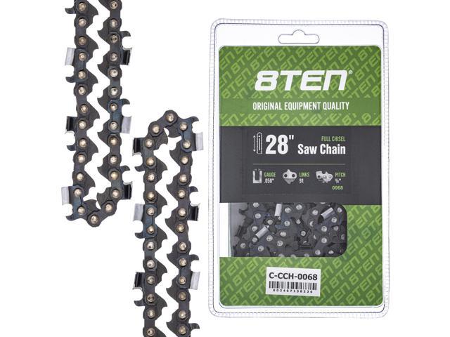 Photos - Power Saw 8TEN Parts 8TEN Full Chisel Chainsaw Chain 28 Inch.050 3/8 91DL For Stihl MS440 MS660 